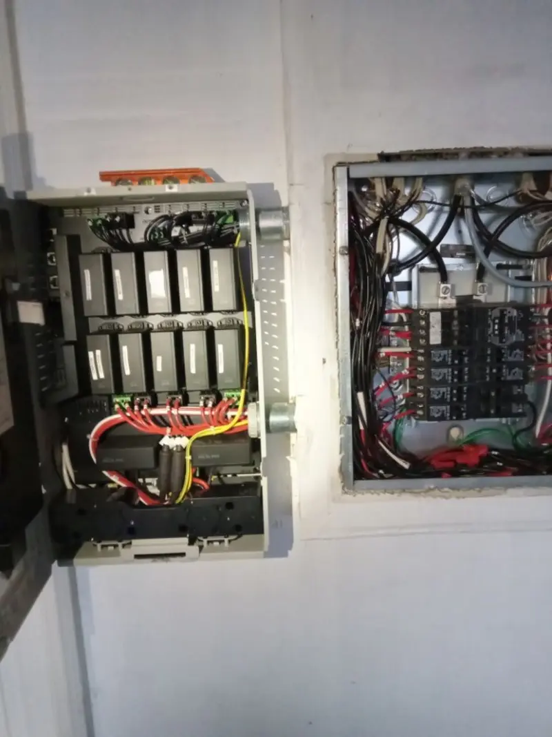 Electrical panel upgrade completed for Indoor Lighting Installation in Barrington